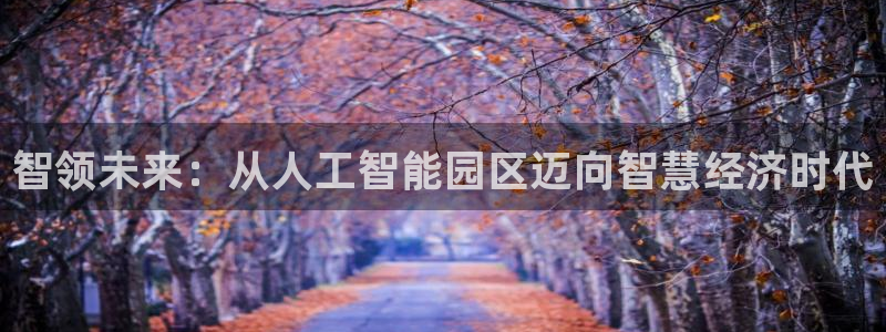 智领未来：从人工智能园区迈向智慧经济时代