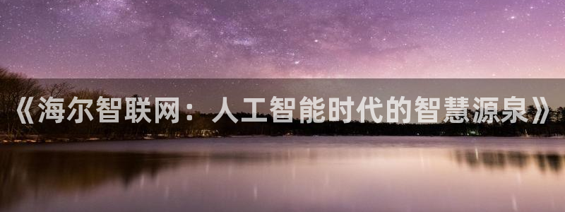 《海尔智联网：人工智能时代的智慧源泉》