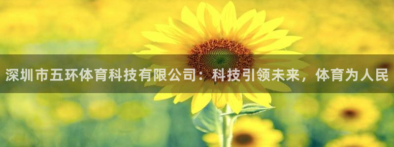 深圳市五环体育科技有限公司：科技引领未来，体育为人民